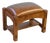 Arts & Crafts Quarter Sawn Oak Mission Foot Stool Light For Sale
