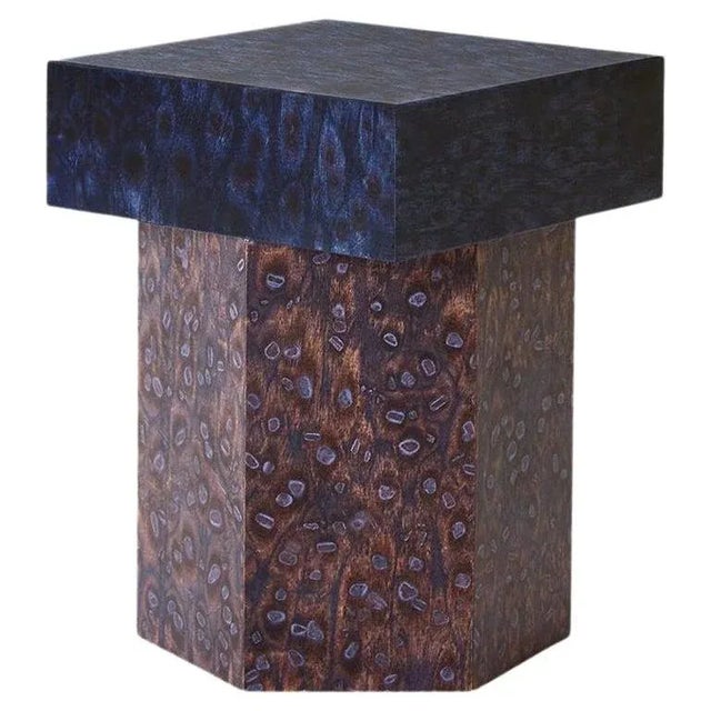Contemporary Rectangle Bold Osis Hexagon Base Side Table by Llot Llov For Sale - Image 3 of 3