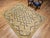 Vintage French Area Rug, Hand-Knotted Wool, Allover Geometric Design, Tan & Black, 6x9 For Sale - Image 17 of 17