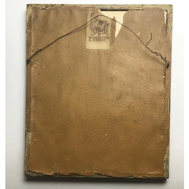 Framed Antique Lithography Print of "Farewell" by Ferdinand Leeke For Sale - Image 4 of 4