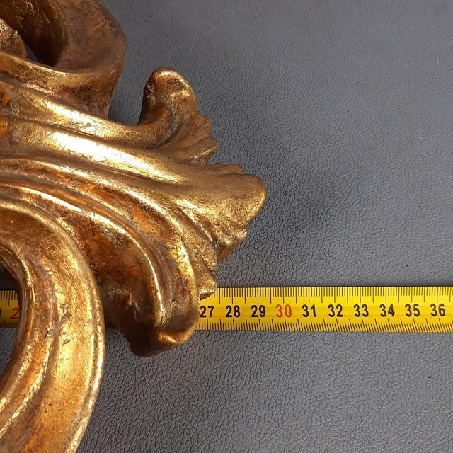 Large Gilded Shelf with Putto Head, 1960s For Sale - Image 11 of 14
