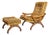 Mid Century Modern Lounge Chair and Ottoman For Sale