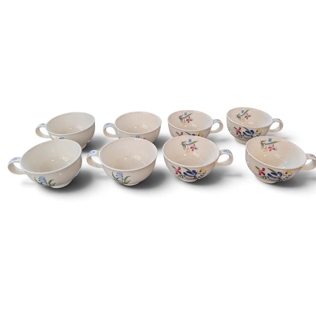 Mid-Century Modern 1950s Mid Century Modern Eva Zeisel Bouquet Pattern Hallcraft China Service for 8 - 48 pcs For Sale - Image 3 of 8