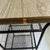 Mid Century Formica Top Iron Mesh Student Desk Built in Lamp With Matching Chair For Sale - Image 10 of 12