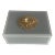Light Gray Jewelry Box With Brooch For Sale