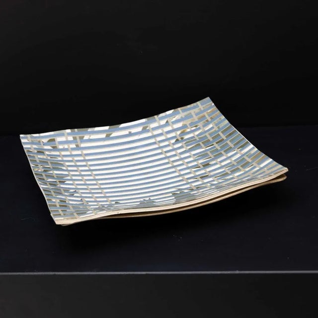 Modern Mid-Century Ceramic Plate by Sergio Bollagisio For Sale - Image 3 of 8
