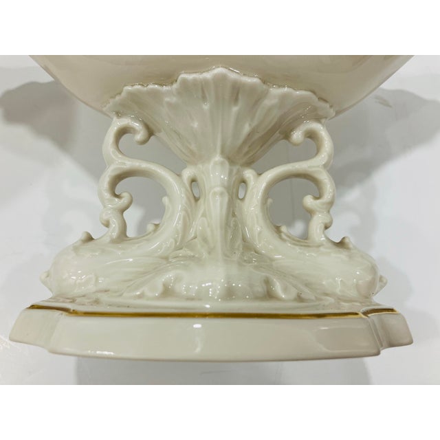1990s Pair of Lenox Aquarius Compotes For Sale - Image 5 of 11