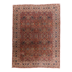 Antique Persian Isfahan Rug 9'0" X 12'0"