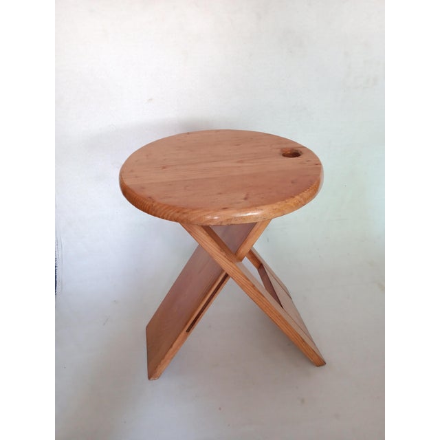 Suzy Folding Stool by Adrian Reed, 1980s For Sale - Image 4 of 9