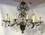 Mid Century 12-Light Spanish Bronze and Crystal Multi-Tiered Chandelier For Sale - Image 13 of 18