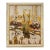 Andrea Stella "The Cart of Dreams" Gold Leaf Oil Mixed Media Painting, Figurative, Italian Contemporary Art, 2010 For Sale