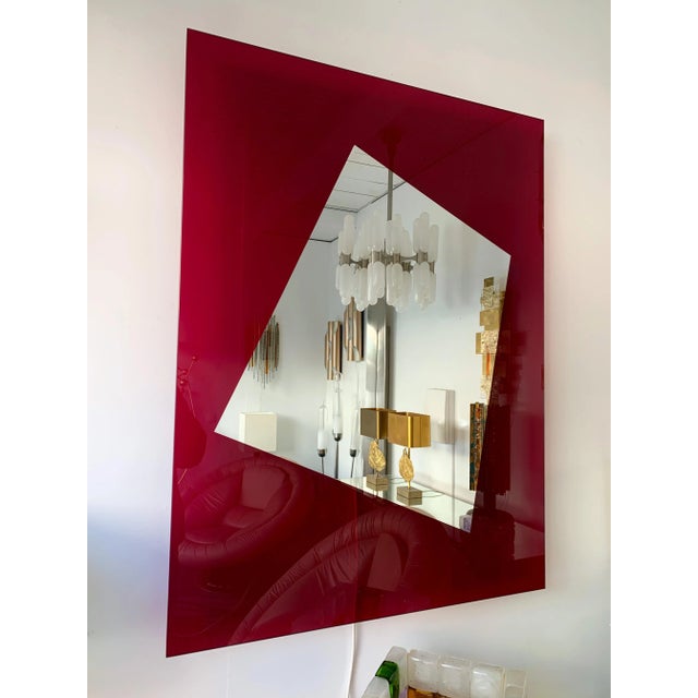 Mid-Century Modern Lightning Mirror by Nanda Vigo. Italy, 2008 For Sale - Image 3 of 8
