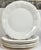 White Ironstone Plates- Set of Six For Sale - Image 11 of 12