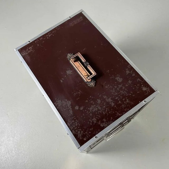 Shōwa Period Metal Drawer Cabinet, 1960s For Sale - Image 4 of 10