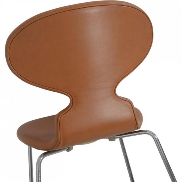 Ant Chairs in Cognac Leather by Arne Jacobsen, 1990s, Set of 6 For Sale - Image 13 of 18
