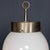 White Vintage Italian Delta Opaline Pendant Lights by Sergio Mazza for Artemide, 1960s, Set of 2 For Sale - Image 8 of 17