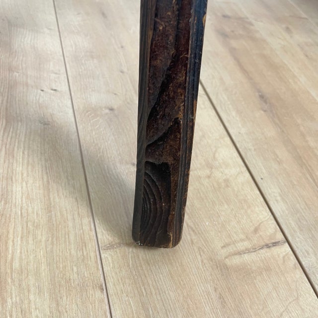 Vintage Brutalist Chairs in Wood, 1950s, Set of 2 For Sale - Image 11 of 17