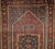 Textile 19th Century Persian Bidjar Rug, Handwoven Geometric Pattern, Burgundy & Blue, 5’ X 7’ For Sale - Image 7 of 12