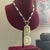 1980s Green Gemstone Jade Bead Necklace Gold Tone Toggle Closure For Sale - Image 6 of 9