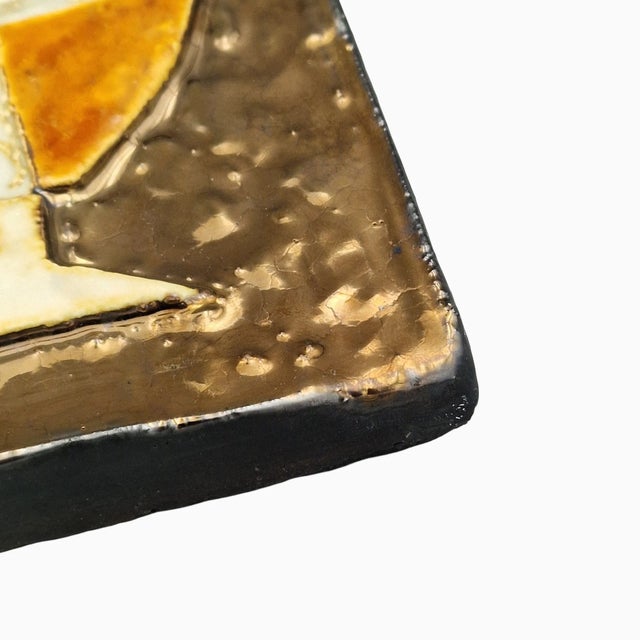 Ceramic Model 311 Wall Relief by Helmut Schäffenacker, Germany, 1960s For Sale - Image 4 of 18