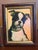 The product is a set of two vintage framed lithographs featuring Boston Terrier and Collie puppies by artist Florence...