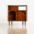 Wood Mid Century Danish Teak Curved Corner Bar Drinks Cabinet For Sale - Image 7 of 12