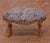 French Mid-Century French Louis XV Style Walnut Footstool With Upholstered Seat For Sale - Image 3 of 8