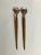 1970s Midcentury Teak & Stainless Salad Utensils S/2 For Sale - Image 5 of 6