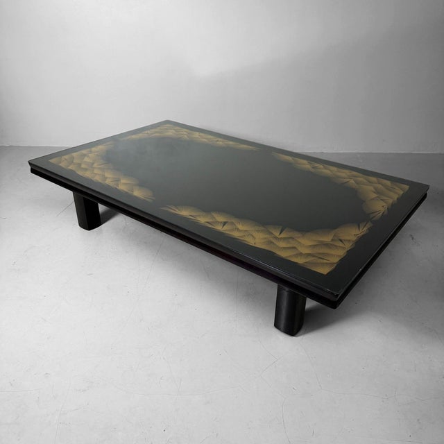 Japanese Low Table in Black Lacquer, 1970s For Sale - Image 16 of 18