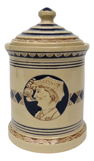 Art Nouveau Tobacco Pot from Dümler & Breiden, Germany, 1890s