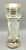 19th-Century Mercury Glass Vase Hand Painted For Sale - Image 4 of 9