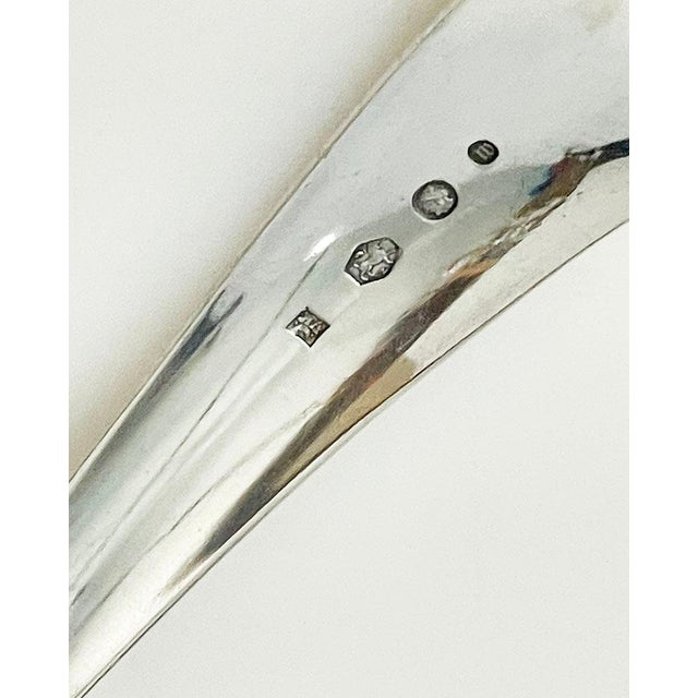 Dutch Silver Serving Gravy Spoon by Van Kempen & Zonen, 1881 For Sale - Image 4 of 6