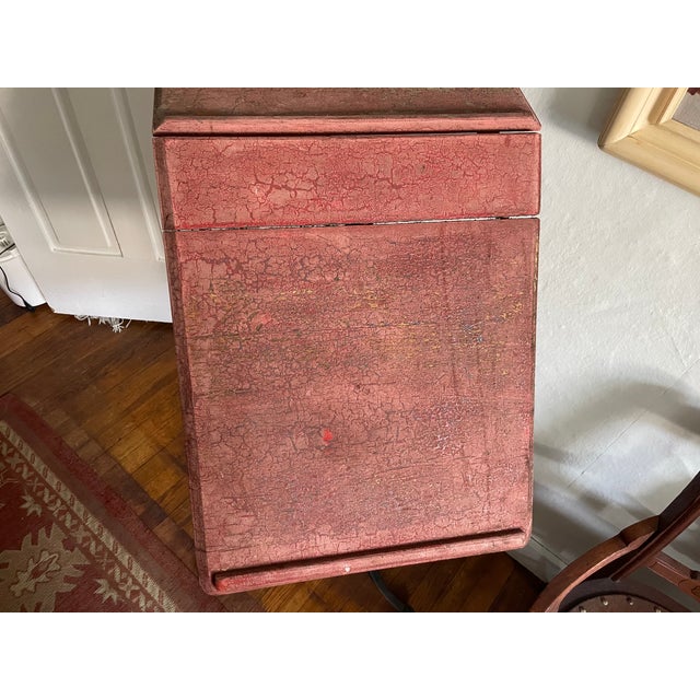 Antique Victorian 1800s Industrial Adjustable Drafting Table With Cast Iron Base For Sale In New York - Image 6 of 9