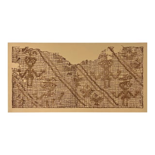 Mounted Chancay Textile, 1300-1500 Ad For Sale