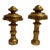 Gold Gilt Wood French Tie Backs, Late 19th Century - A Pair For Sale