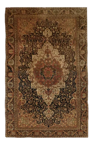 1900s Antique Persian Sarook Farahan Rug - 8′1″ × 12′9″