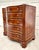 Wood Maitland-Smith Embossed Leather Chest of Drawers For Sale - Image 7 of 12