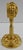 Sherle Wagner Ribbon & Reed 22kt Gold Plated Brass and Crystal Fluted Towel Bar For Sale In Miami - Image 6 of 11