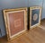 Pair of Vintage Framed Chinese Textile Art in Faux Bamboo Frames For Sale - Image 9 of 13