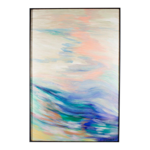 1989 Oil on Canvas Abstract Painting by Laurie Zagon