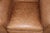 Art Deco Pair Restored French Art Deco Style Leather Distressed Moustache Club Chairs For Sale - Image 3 of 14