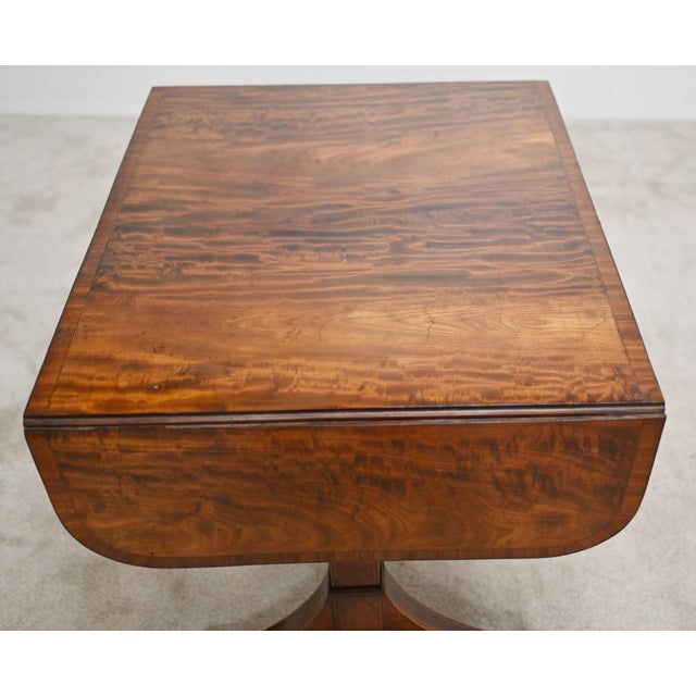 Regency Sofa Table in Mahogany For Sale - Image 11 of 14