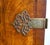 Antique English Queen Anne Walnut Cabinet on Stand Mirrored Cocktail Bar Chest For Sale - Image 16 of 18