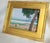 Beautiful framed landscape in acrylic on board. Charming piece in any decor. Unsigned