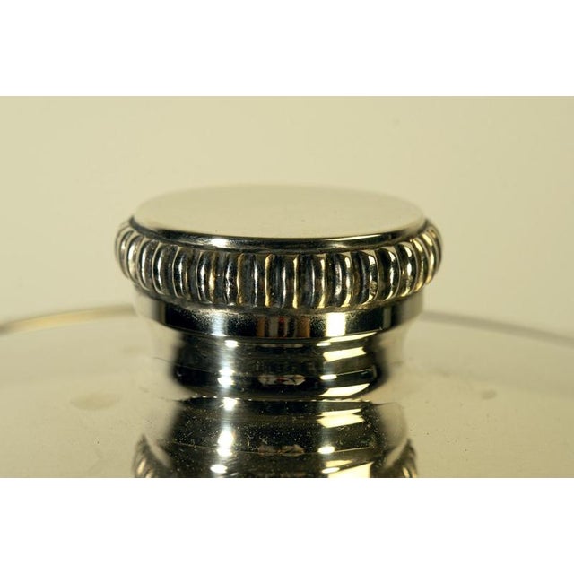 Metal Mid-Century Modern Ice Bucket with Silver Gilt attributed to Macabo, Italy, 1950s For Sale - Image 7 of 10