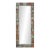 Handcrafted Copper Collage Beveled Dressing Mirror For Sale