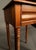 Antique American Victorian Solid Walnut Sewing Table With Turned Legs & Lift-Top Storage, Late 19th Century For Sale In Indianapolis - Image 6 of 10