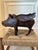 Rustic Vintage Brutalist Metal Winged Pig Garden Sculpture For Sale - Image 3 of 13