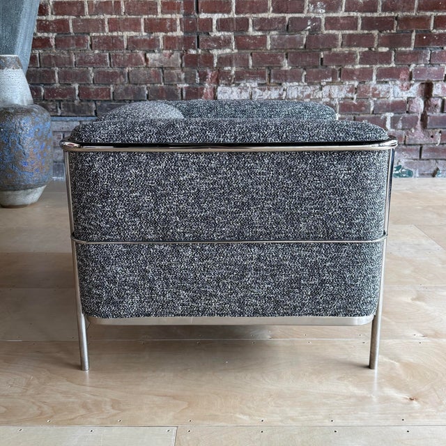 Jack Cartwright Jack Cartwright Lc2 Chair Reupholstered in Crypton For Sale - Image 4 of 12