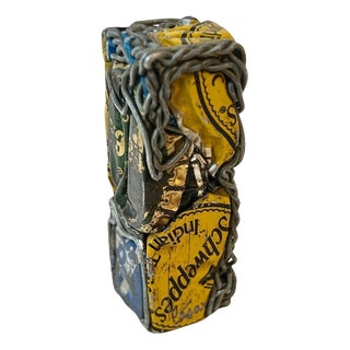 César Baldaccini, Compression, 1990, Aluminum For Sale